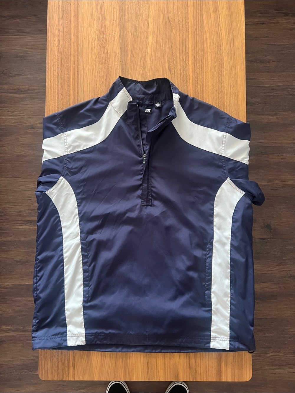 Ping Navy and White Men’s Half-Zip Athletic Top
